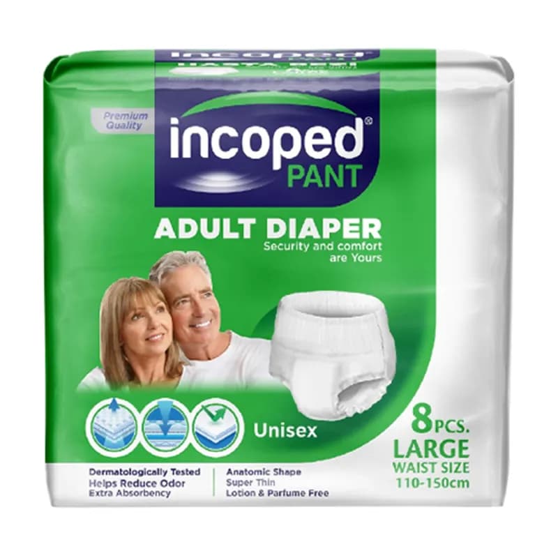 Incoped scutece chilot de adulti L 8buc