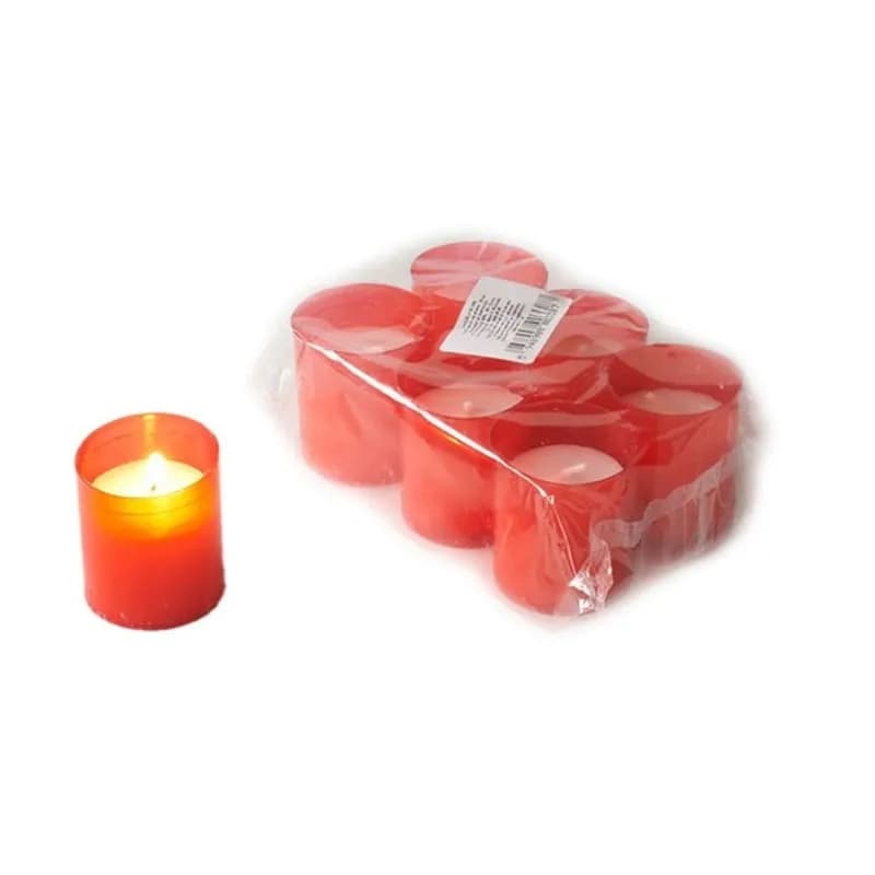 Oti candela din plastic, 6 buc/set, 10 ore