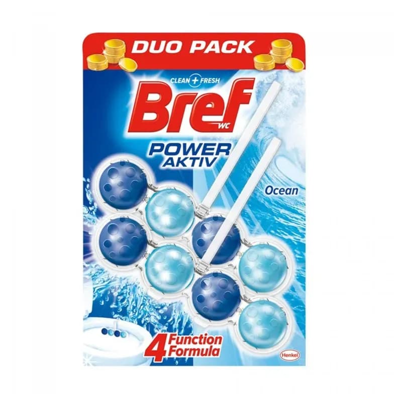 Bref Power odorizant de toaleta 2x50g Ocean