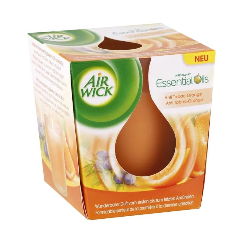 Airwick lumanare parfumata 105g Anti Tabacco Orange