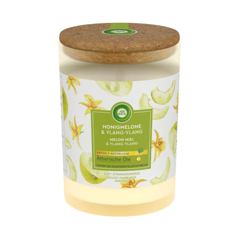 Airwick lumanare parfumata 185g Honey Melon & Ylang Ylang