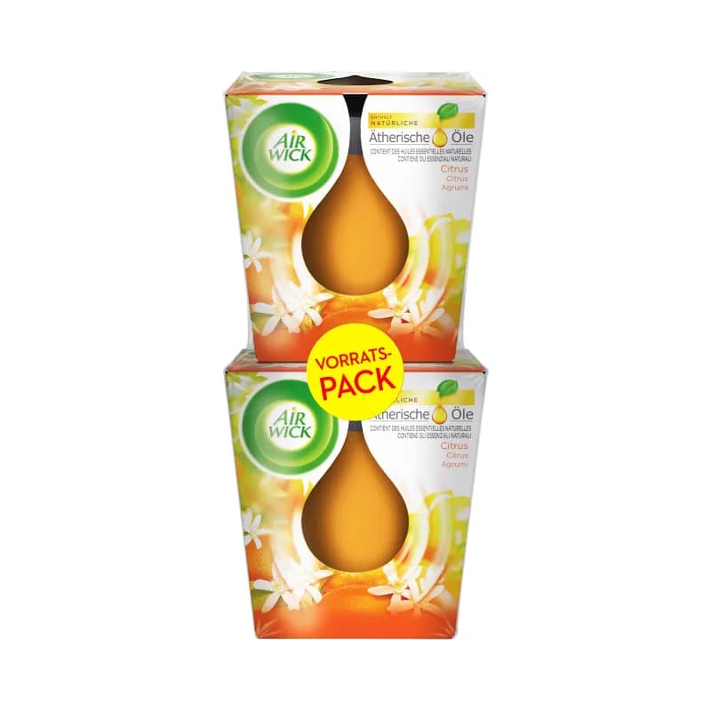 Airwick lumanare parfumata 2x105g Citrus