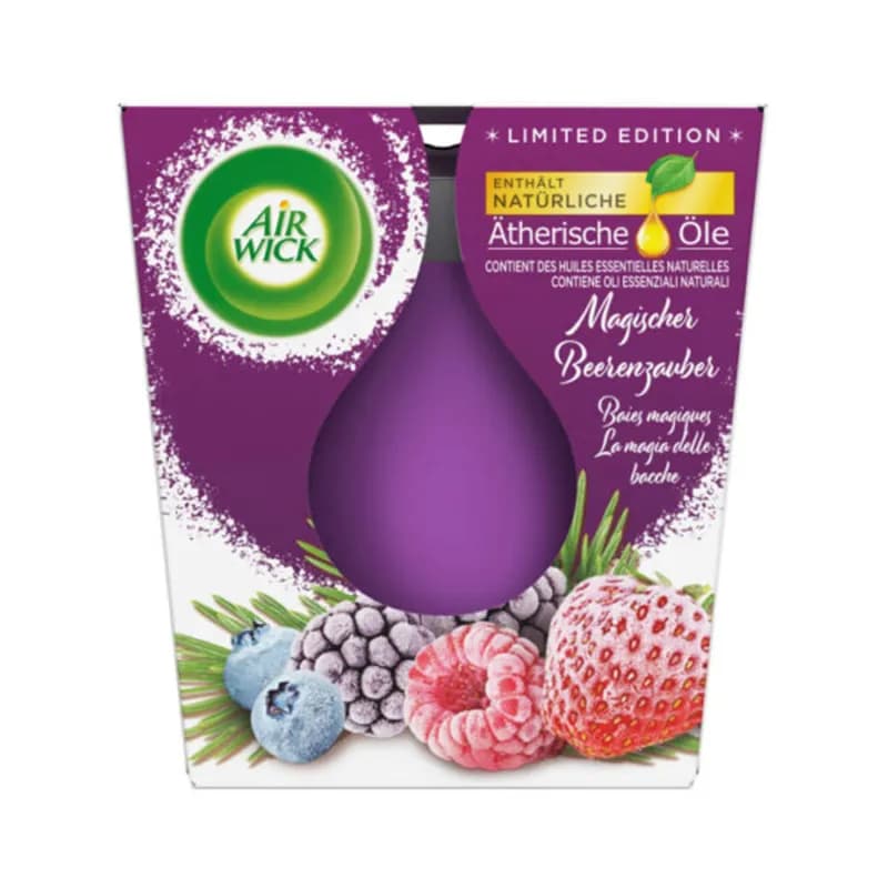 Airwick lumanare parfumata 105g Blackberry Blossom & Wild Fig