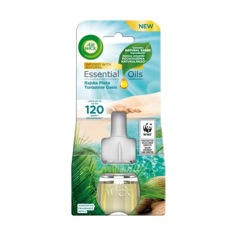 Airwick rezerva lichida odorizant electric 19ml Turquise Oasis