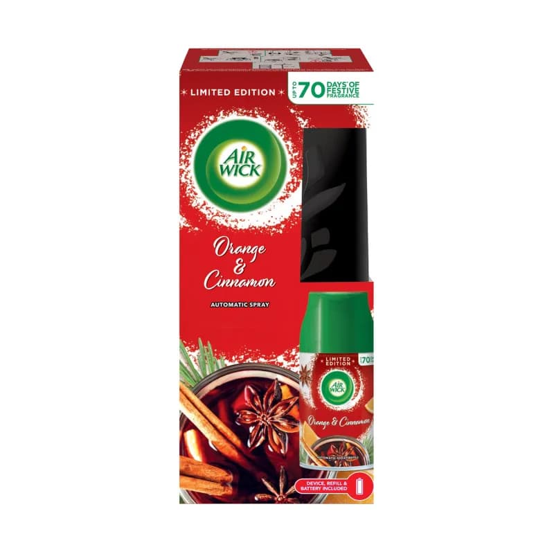Airwick aparat electric + rezerva lichida 19ml Orange & Cinnamom