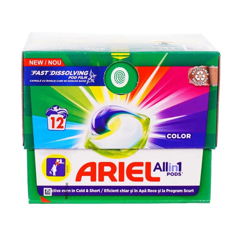 Ariel detergent de rufe automat capsule 12 buc * 19.7g Color