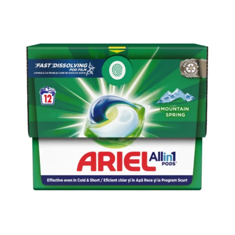 Ariel detergent de rufe automat capsule 12 buc * 20.5g Regular MS