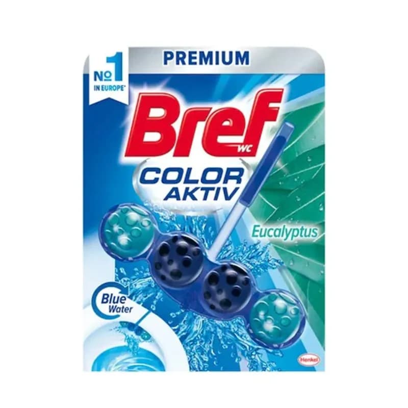 Bref Blue Aktiv odorizant pentru toaleta 50g Color Aktiv Eucalyptus
