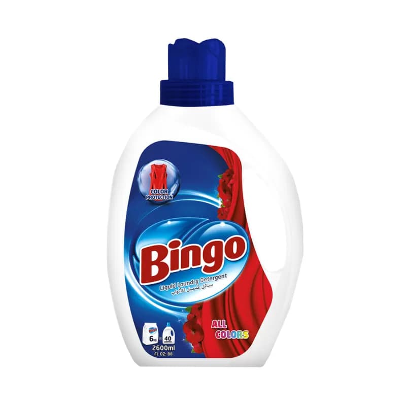 Bingo detergent de rufe lichid 2.6L All Colors Nou