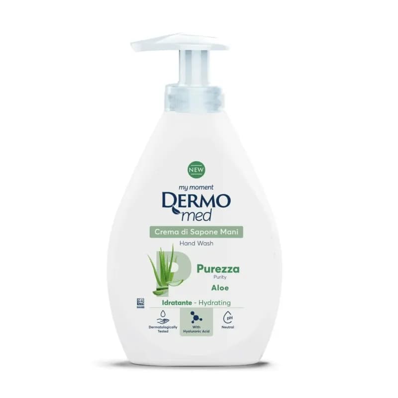 Dermomed sapun lichid pompă 600ml Aloe