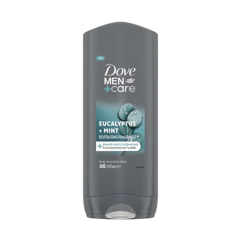 Dove gel de dus 400ml 3 in 1 Eucalyptus Mint