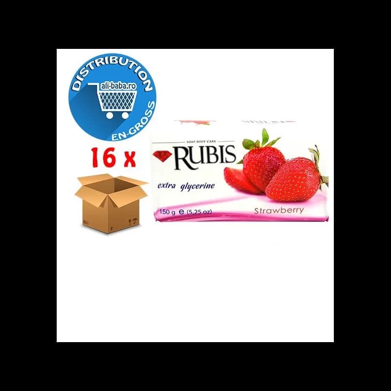 Rubis Sapun Solid 150g Strawberry