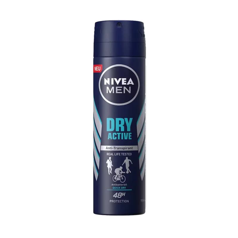 Nivea deodorant spray pentru barbati 150ml Dry Active 0%