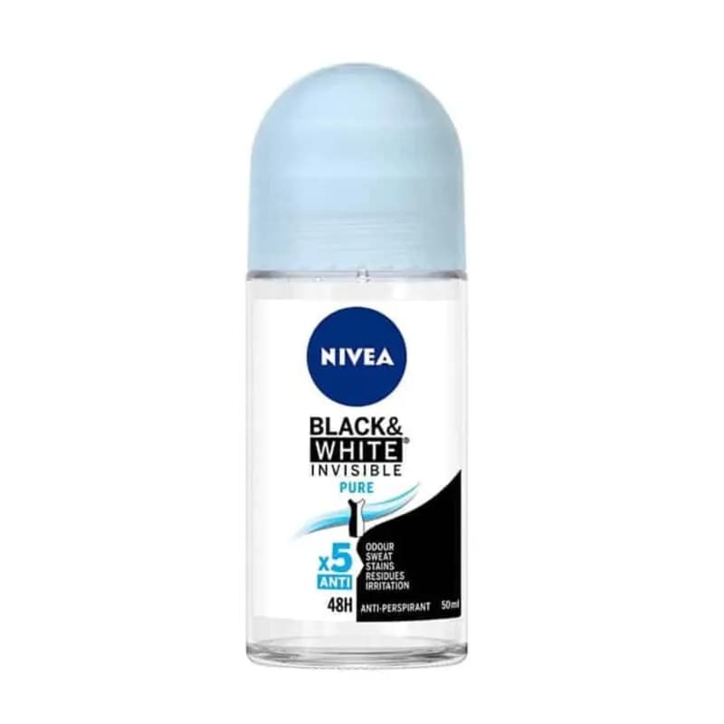 Nivea deodorant roll-on pentru femei 50ml Black & White Pure