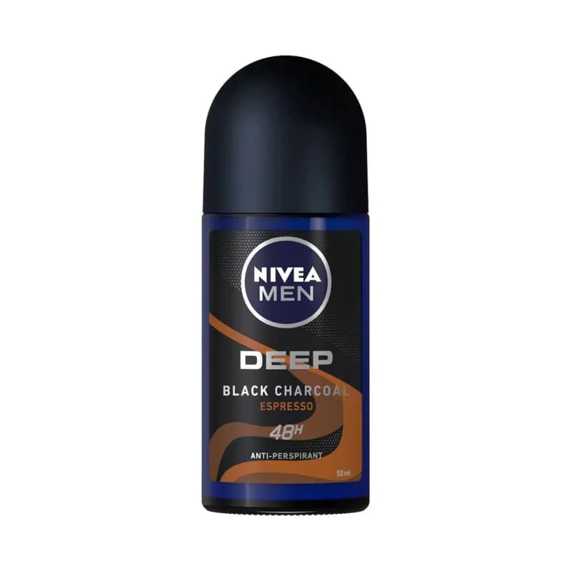 Nivea deodorant roll-on pentru barbati 50ml Deep Black Carbon Espresso