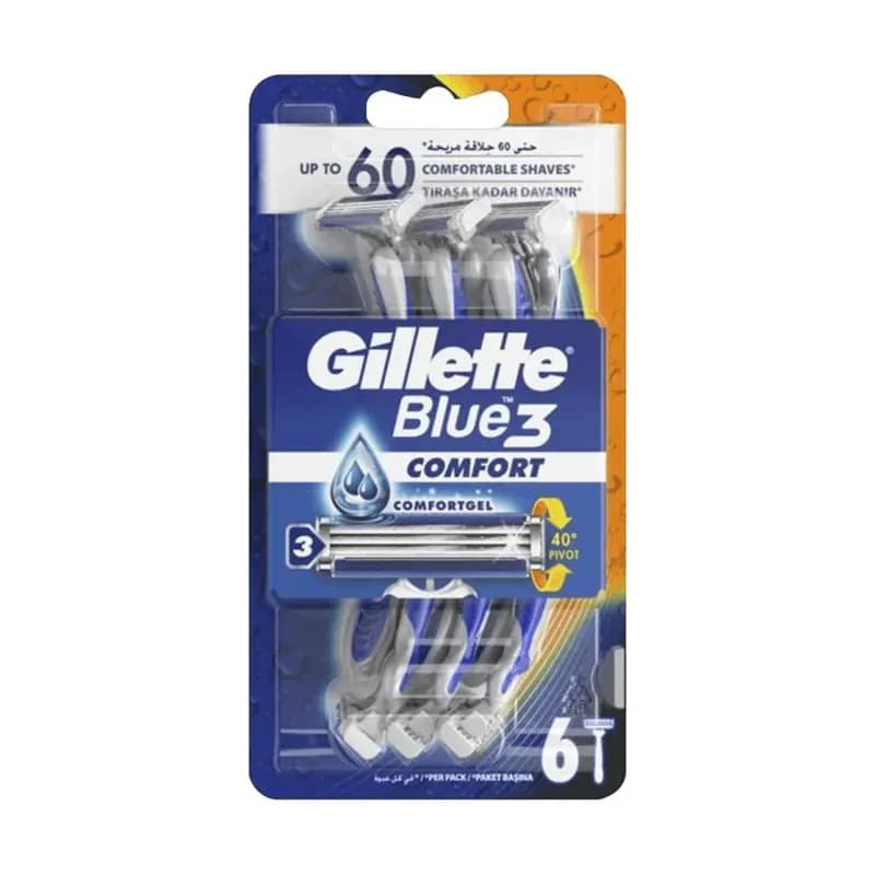 Gillette aparat de ras de unica folosinta 6 buc Blue III Comfort