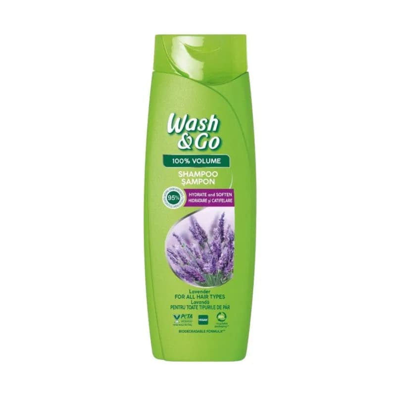 Wash & Go sampon 360ml Lavanda