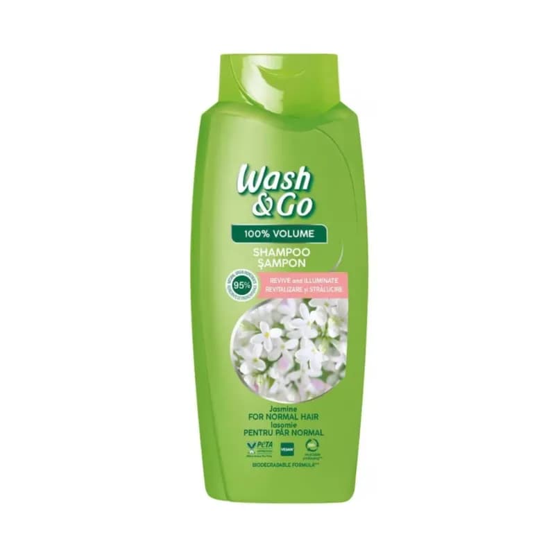 Wash & Go sampon 675ml Jasmine