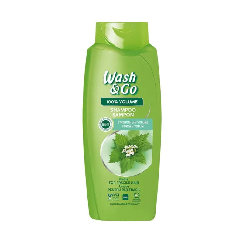 Wash & Go sampon 675ml Urzica