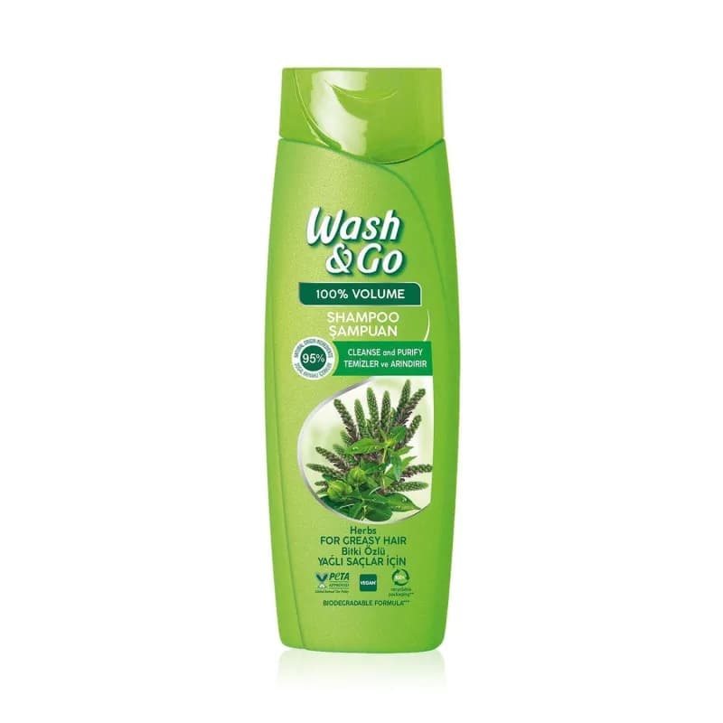 Wash & Go sampon 360ml Herbal