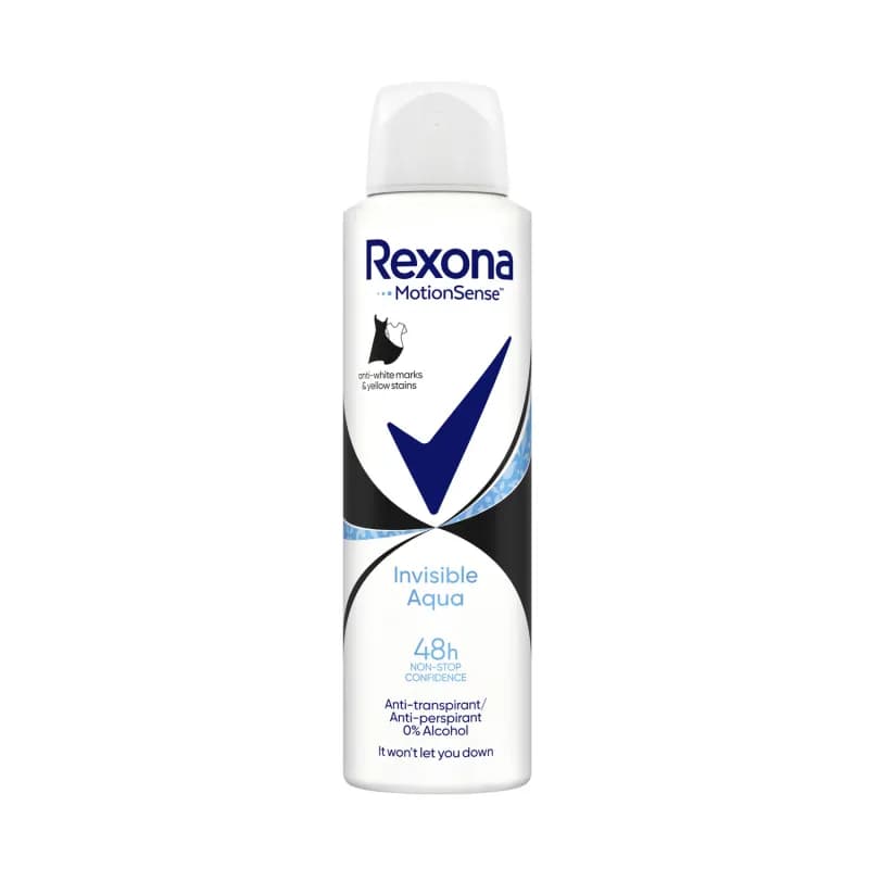 Rexona deodorant spray pentru femei 150ml Invisible Aqua 48h
