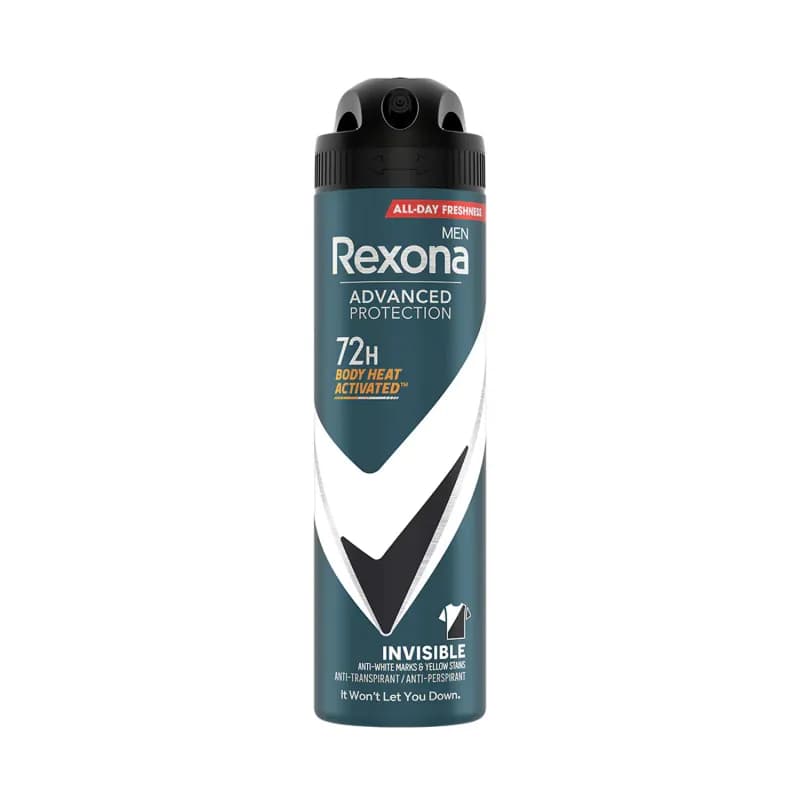 Rexona deodorant spray pentru barbati 150ml Invisible Black & White Clothes