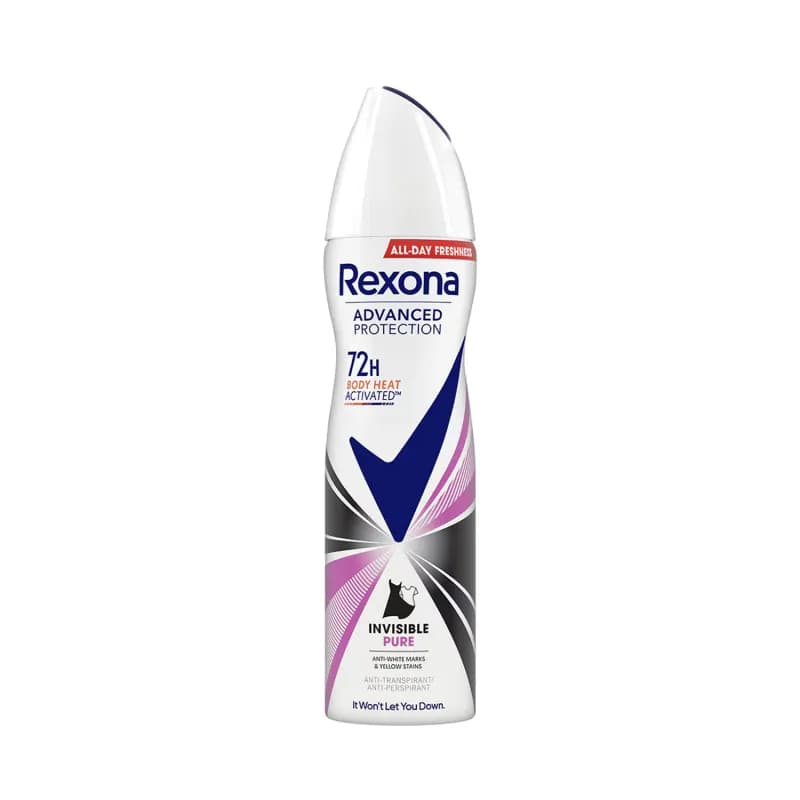Rexona deodorant spray 150ml pentru femei Advanced Protection Invisible Pure