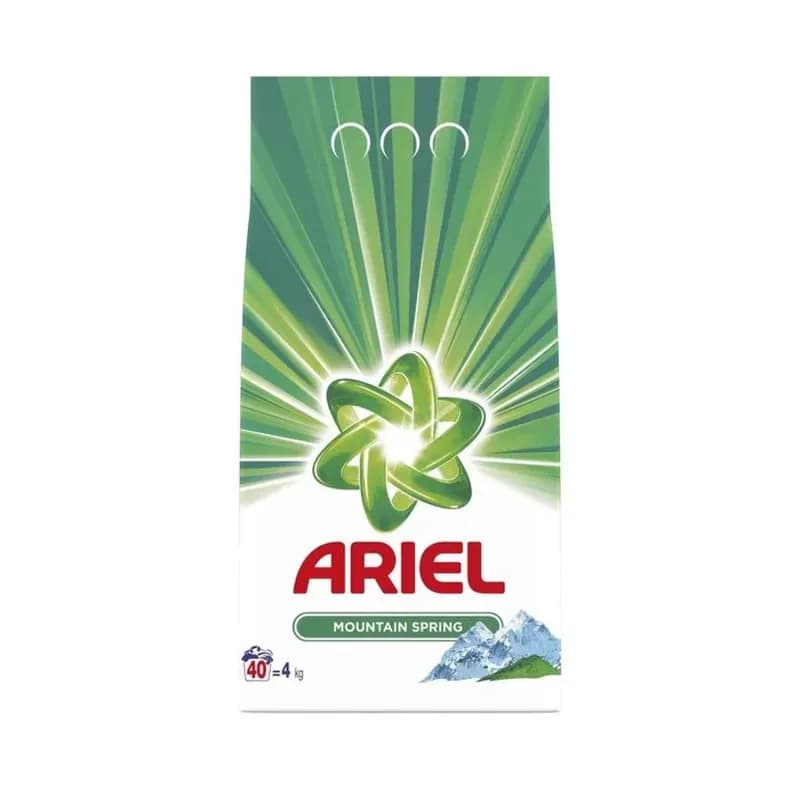 Ariel detergent automat de rufe pudra 4kg, 40 spalari Mountain Spring
