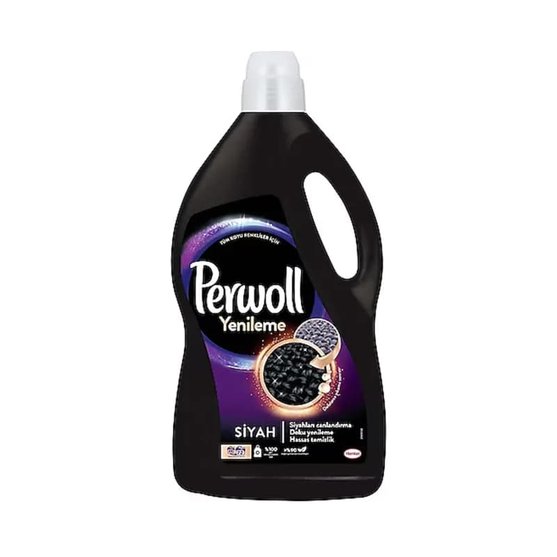 Perwoll detergent de rufe lichid 4L, 80 spalari, Black
