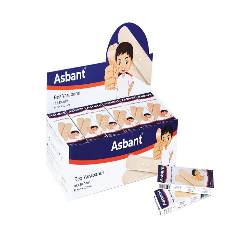 Asbant plasturi textili 10 x 30buc
