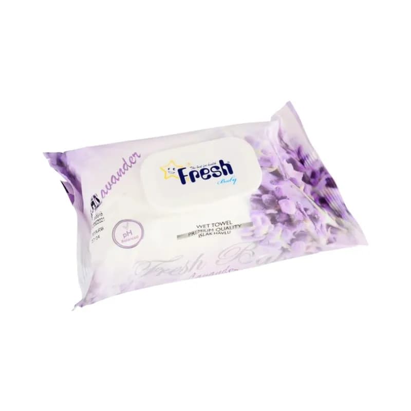 Fresh Baby servetele umede cu capac 100 buc Lavanda
