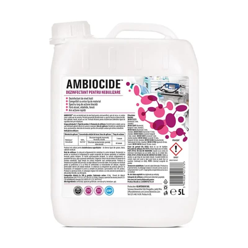 Klintensiv dezinfectant suprafete prin nebulizare Ambiocide 5L