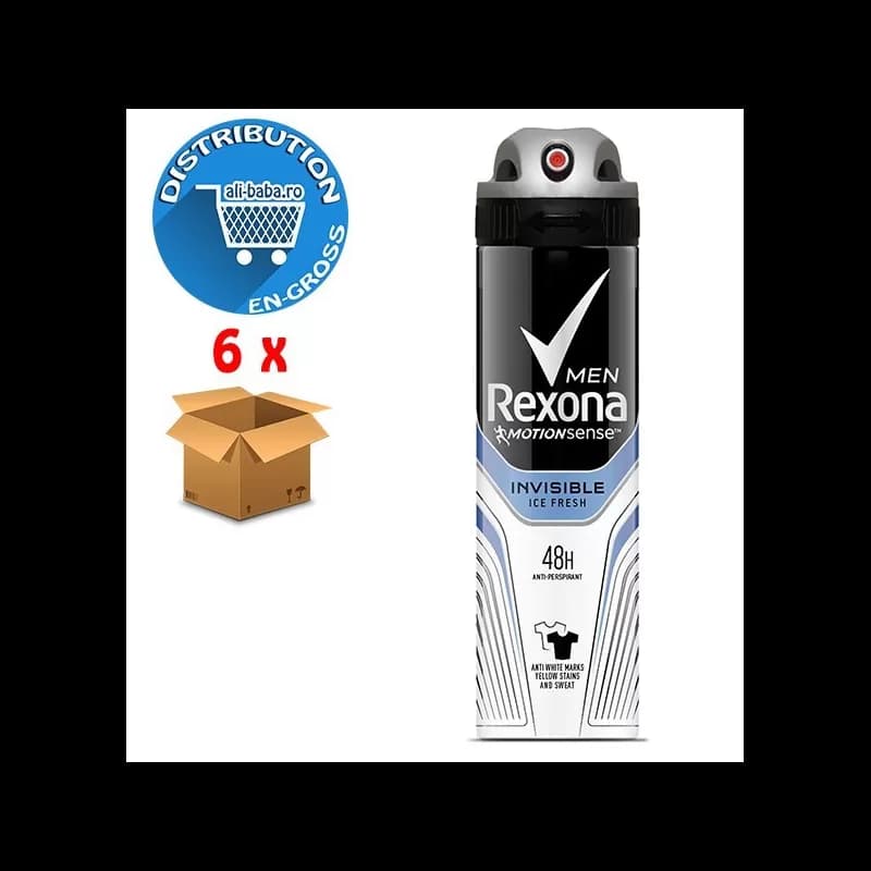 Rexona deodorant barbati spray 150ml Invis Ice