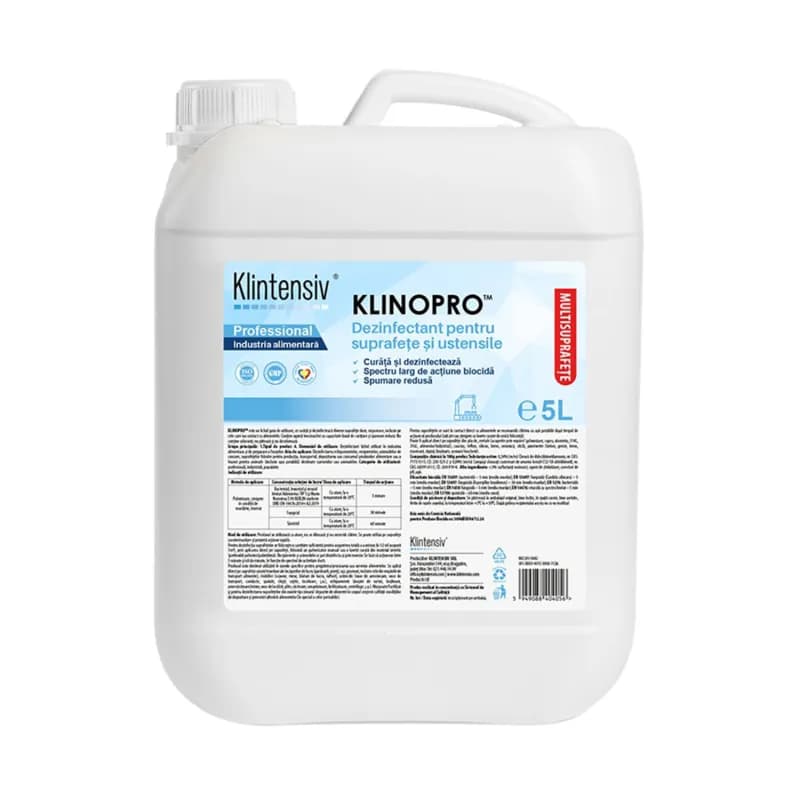 Klintensiv dezinfectant suprafete Klinopro RTU 5L