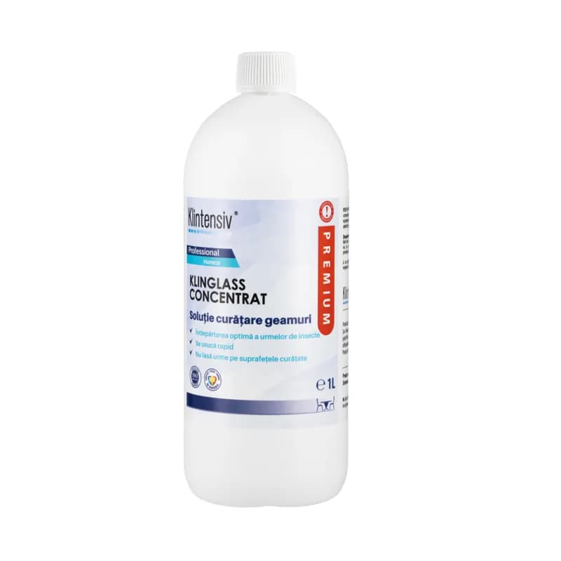 Klintensiv solutie curatare geamuri Klinglass concentrat 1L