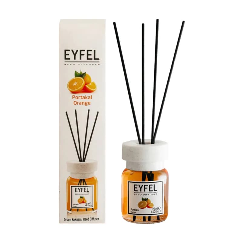 Eyfel odorizant de camera cu bete 120ml, Orange (Portocale)