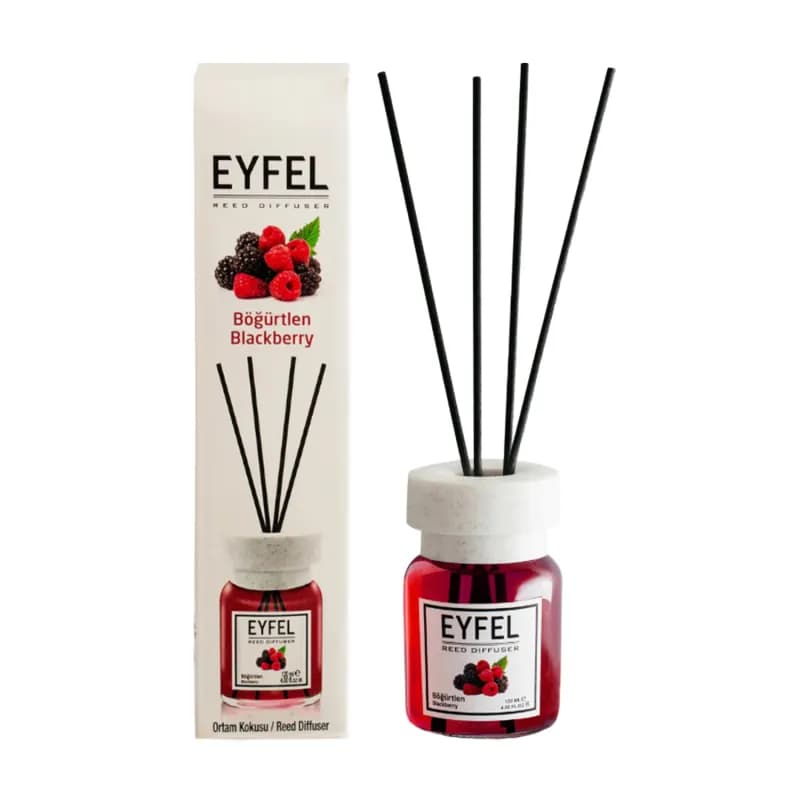 Eyfel odorizant de camera cu bete 120ml, Blackberry (Fructe de padure)