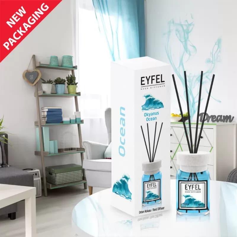 Eyfel odorizant de camera cu bete 120ml, Ocean (Ocean)