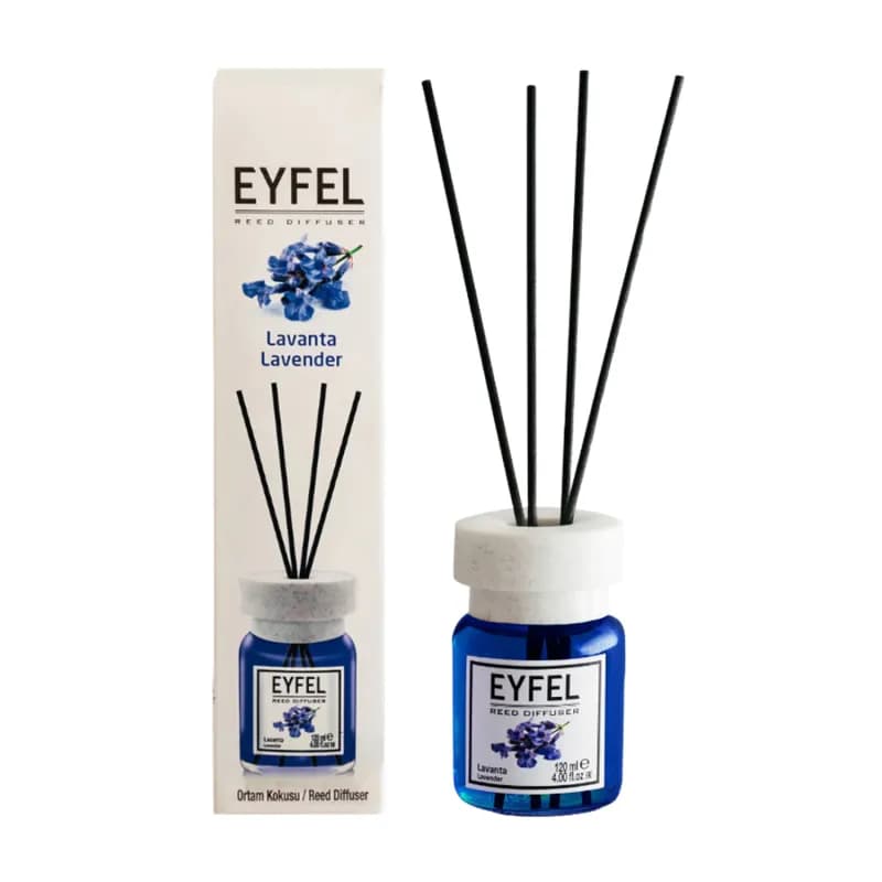 Eyfel odorizant de camera cu bete 120ml, Lavender (Lavanda)