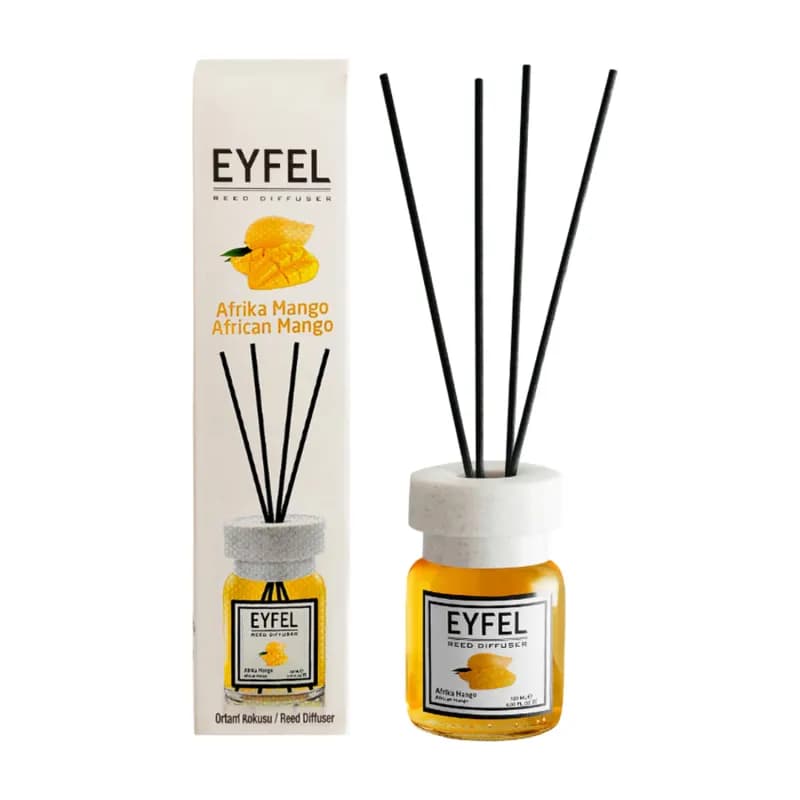 Eyfel odorizant de camera cu bete 120ml, African Mango (Mango african)