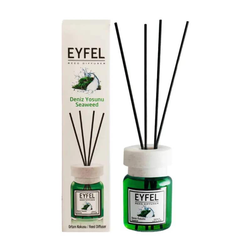 Eyfel odorizant de camera cu bete 120ml, Seaweed (Alge marine)
