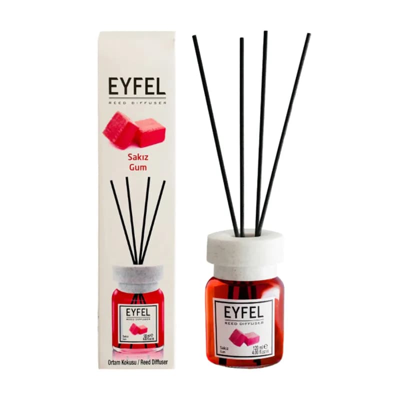 Eyfel odorizant de camera cu bete 120ml, Gum (Guma)