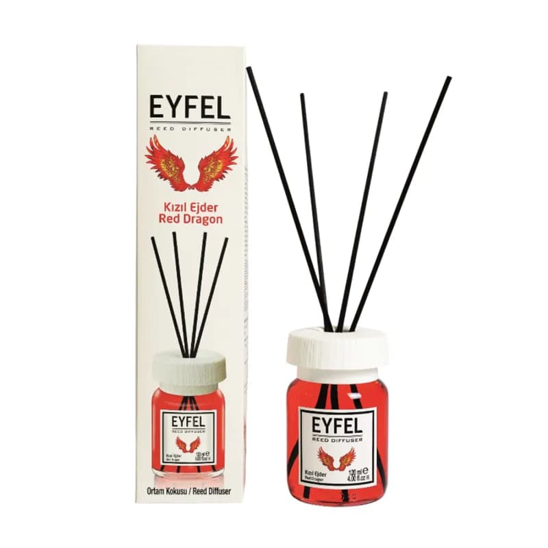Eyfel odorizant de camera cu bete 120ml, Red Dragon (Dragonul Rosu)