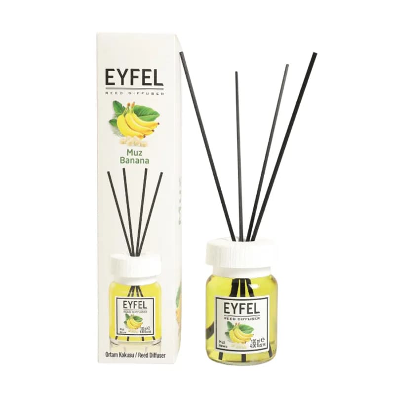 Eyfel odorizant de camera cu bete 120ml, Banana (Banana)