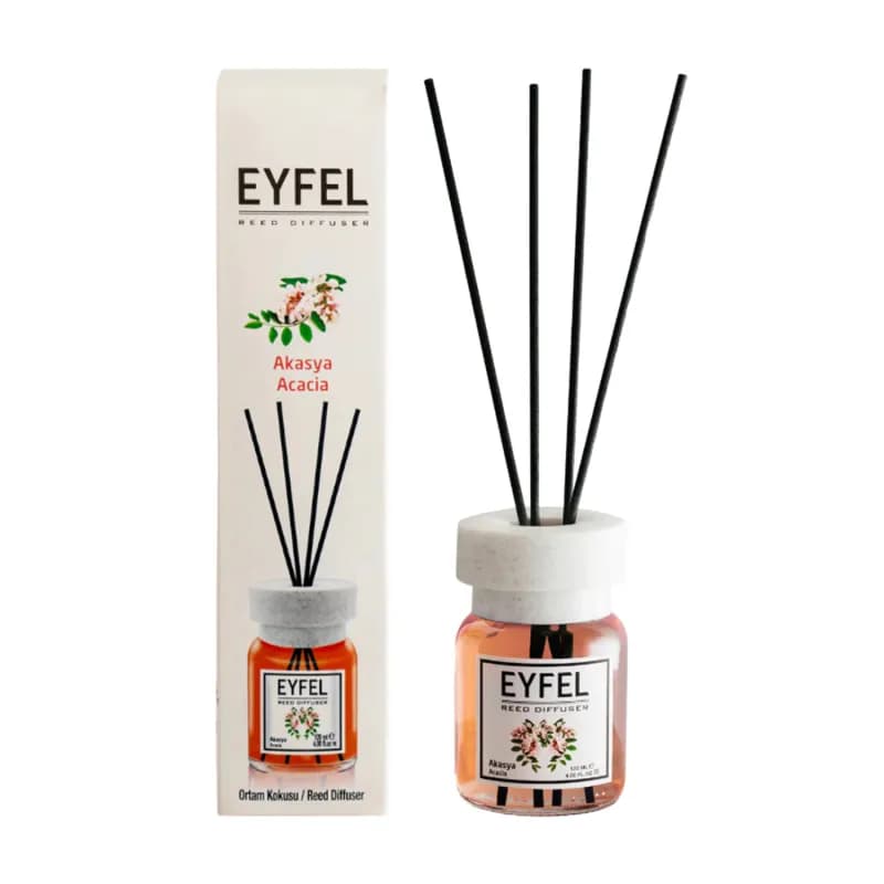Eyfel odorizant de camera cu bete 120ml, Acacia (Salcam)