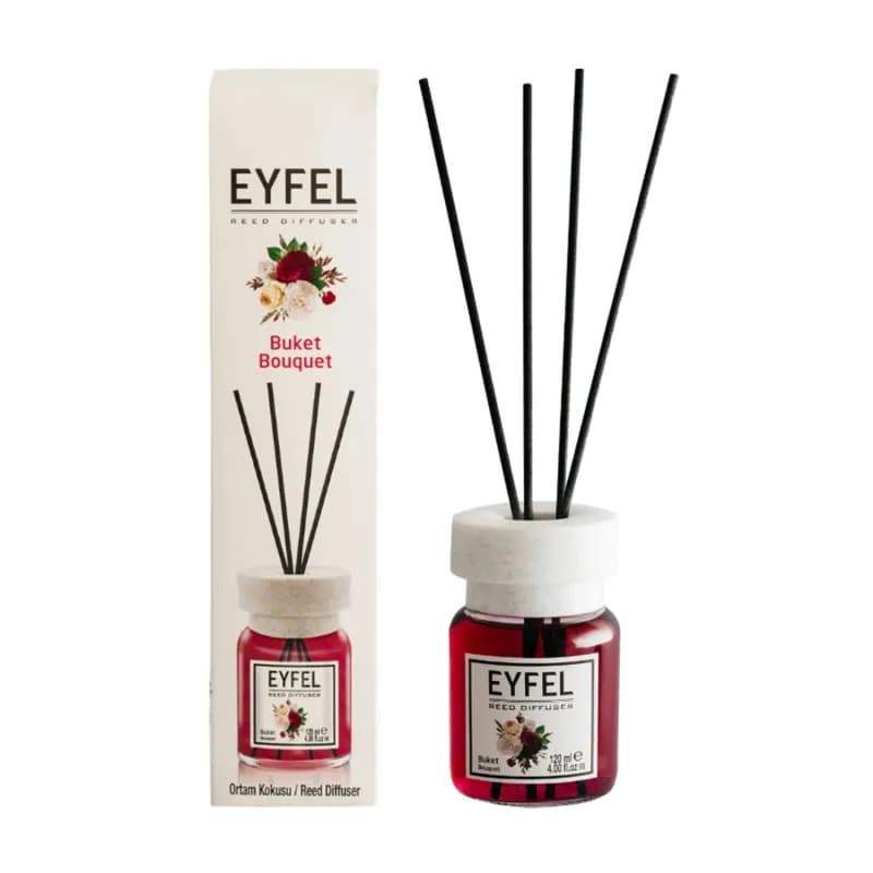 Eyfel odorizant de camera cu bete 120ml, Bouquet (Buchet)