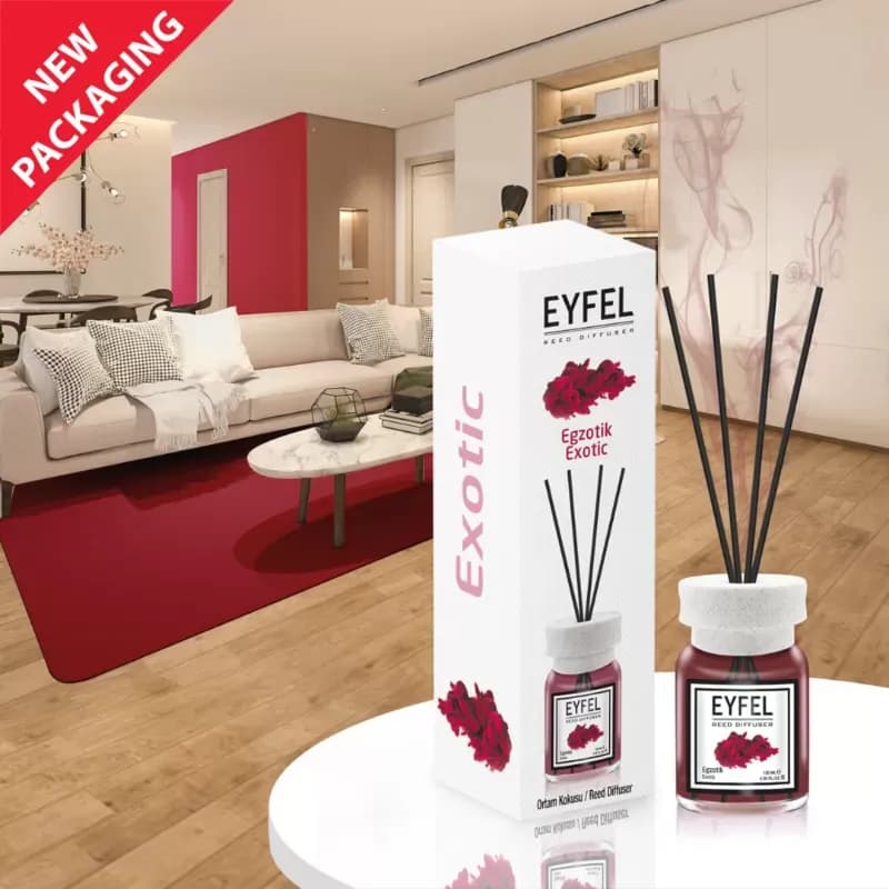 Eyfel odorizant de camera cu bete 120ml, Exotic (Exotic)