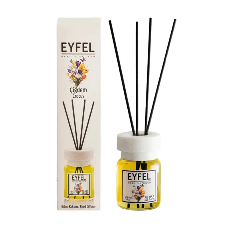 Eyfel odorizant de camera cu bete 120ml, Crocus (Sofran)