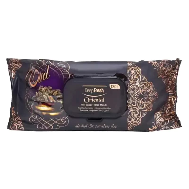 Deep Fresh Oriental servetele umede cu capac 120 buc Oud