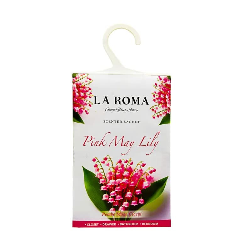 La Roma saculeti parfumati dulap, Pink May Lily (Lacramioara roz)